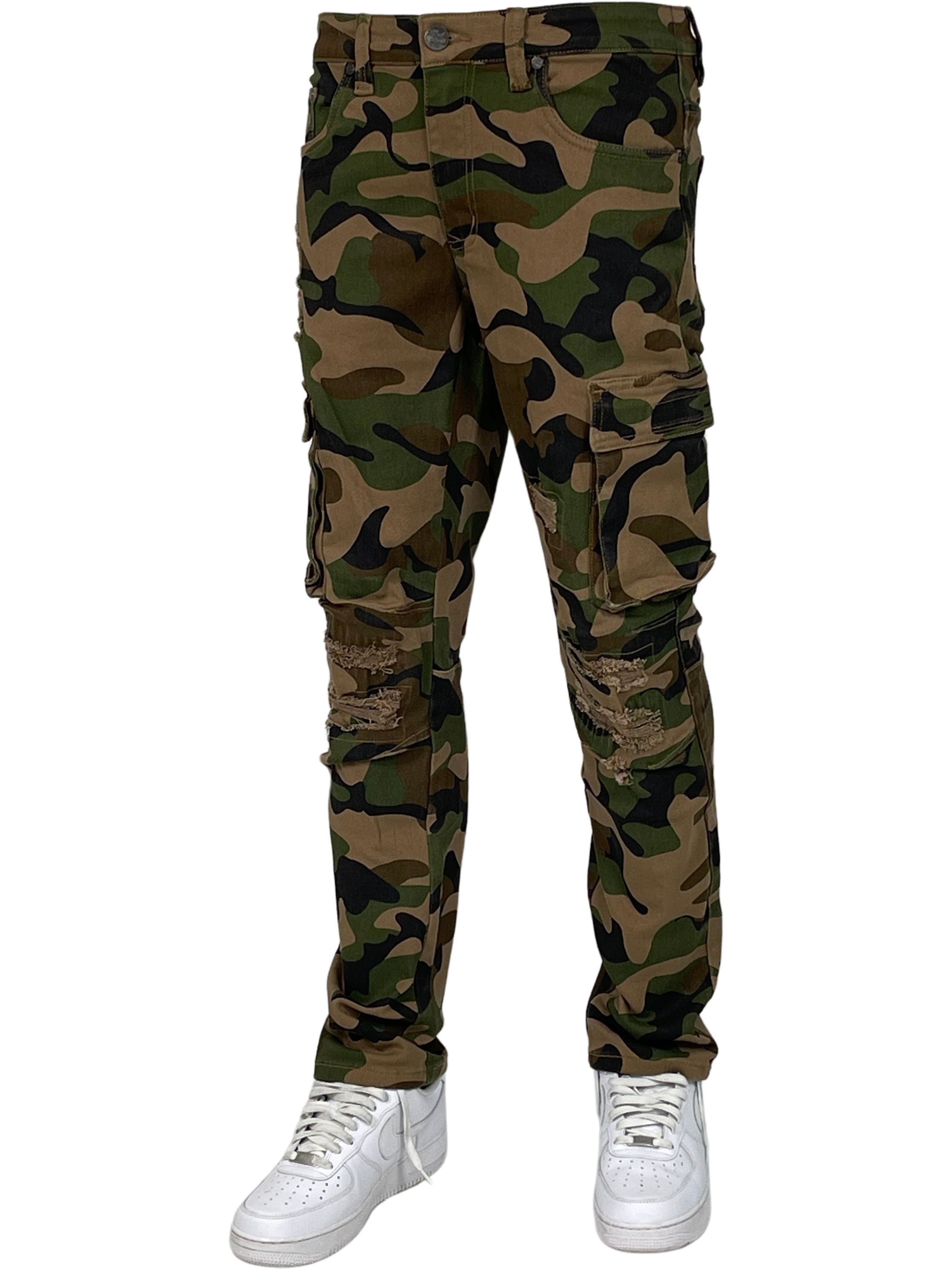 BT-BTP24121-Camo Cargo Pants - Pioneer Apparel