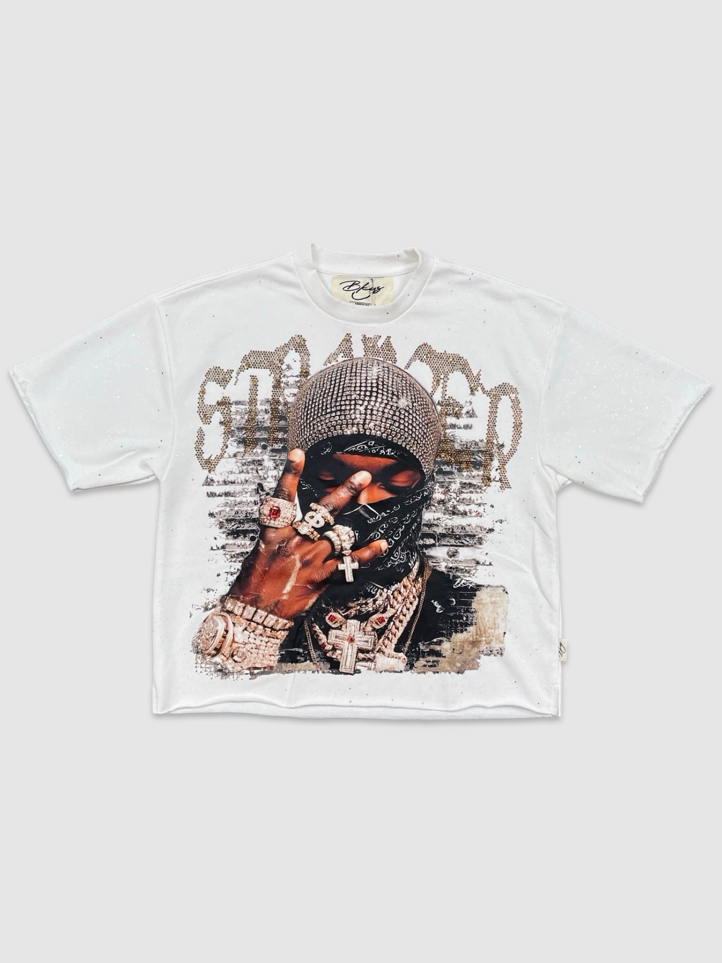 BKYS-T1487-Stranger Cropped Tee - Pioneer Apparel