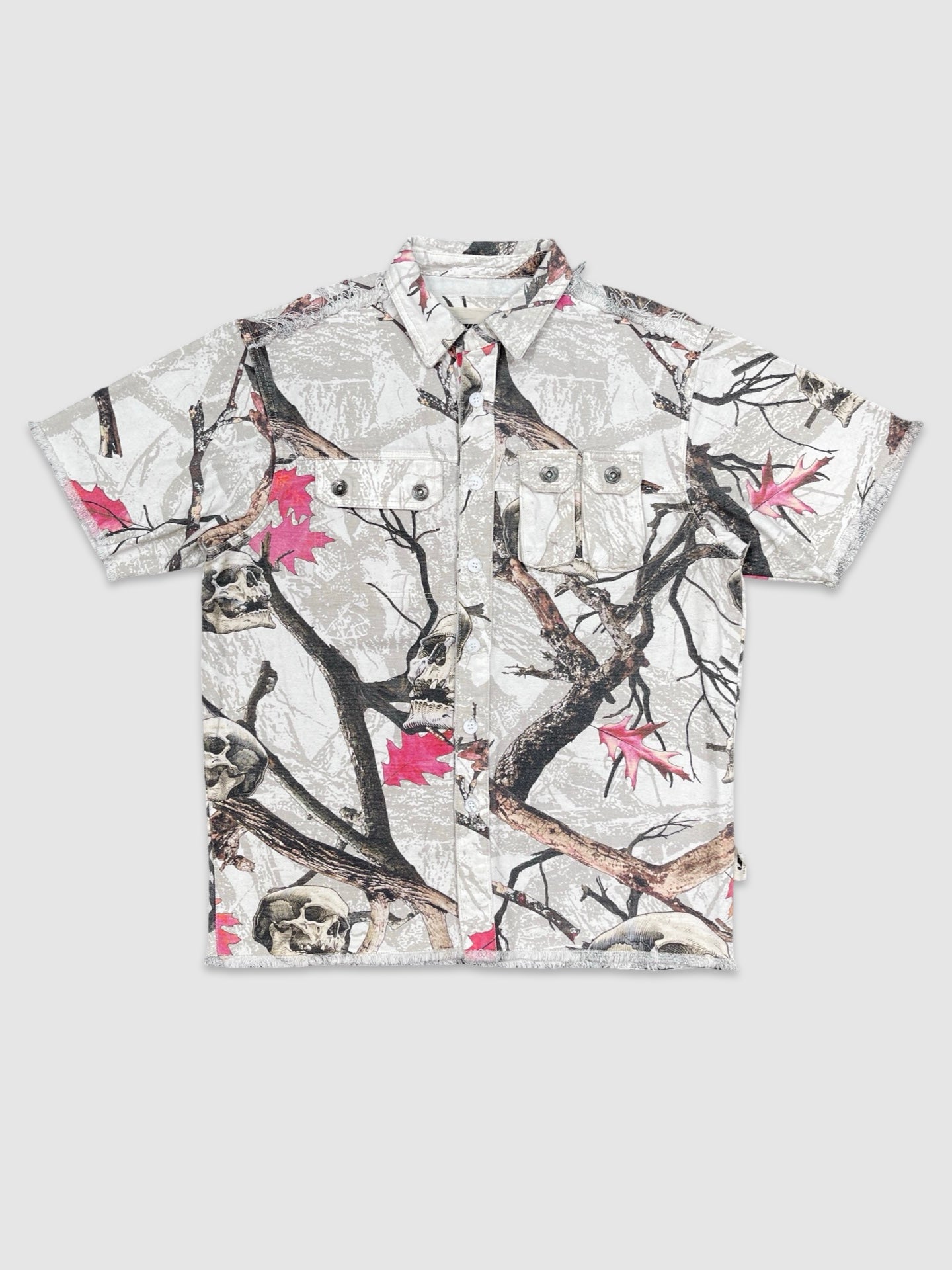CPR-51B04-Skull Hunting Camo Shirt - Pioneer Apparel