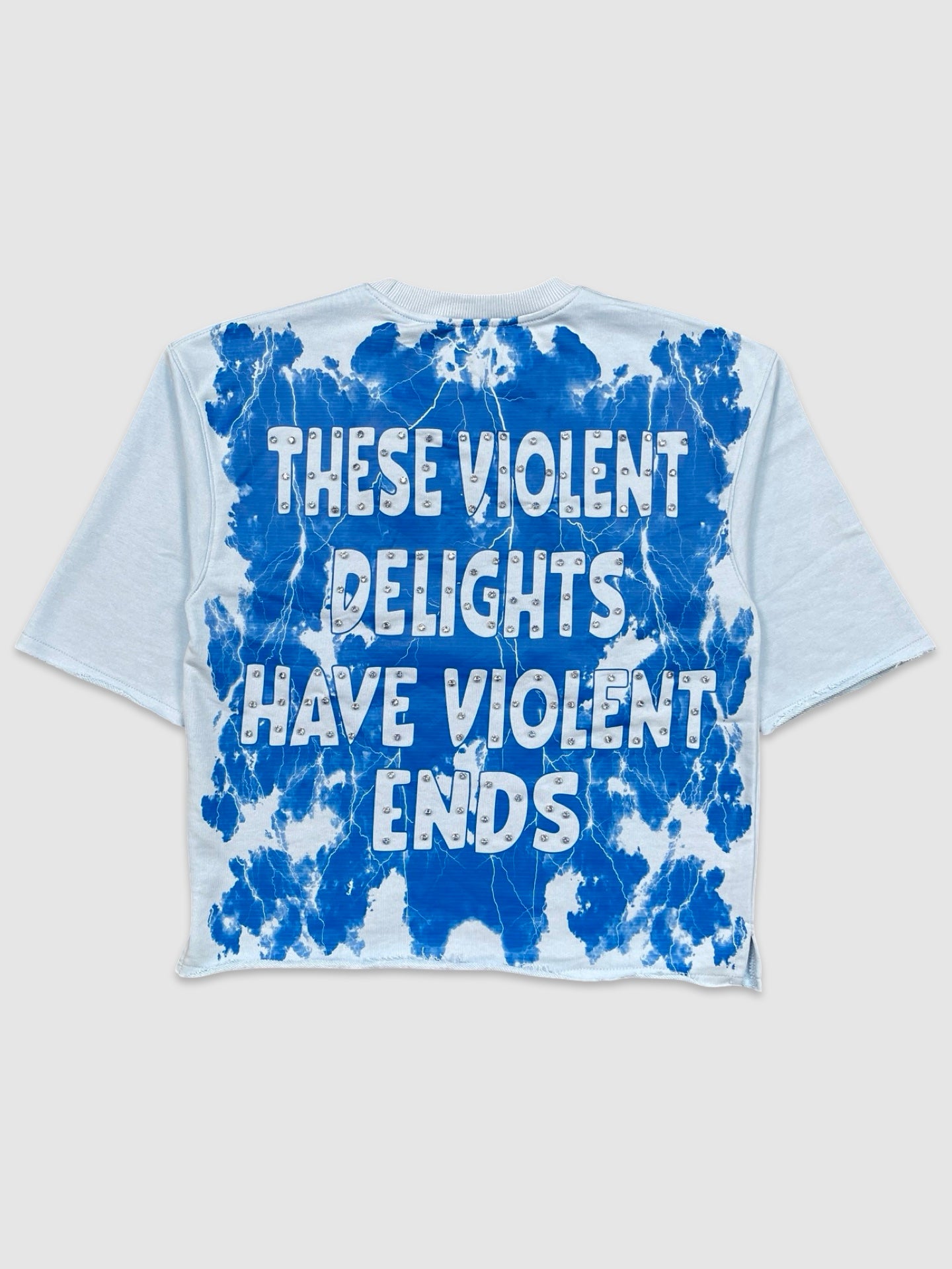 FOC-80787-Love Kills Cropped T-shirt - Pioneer Apparel