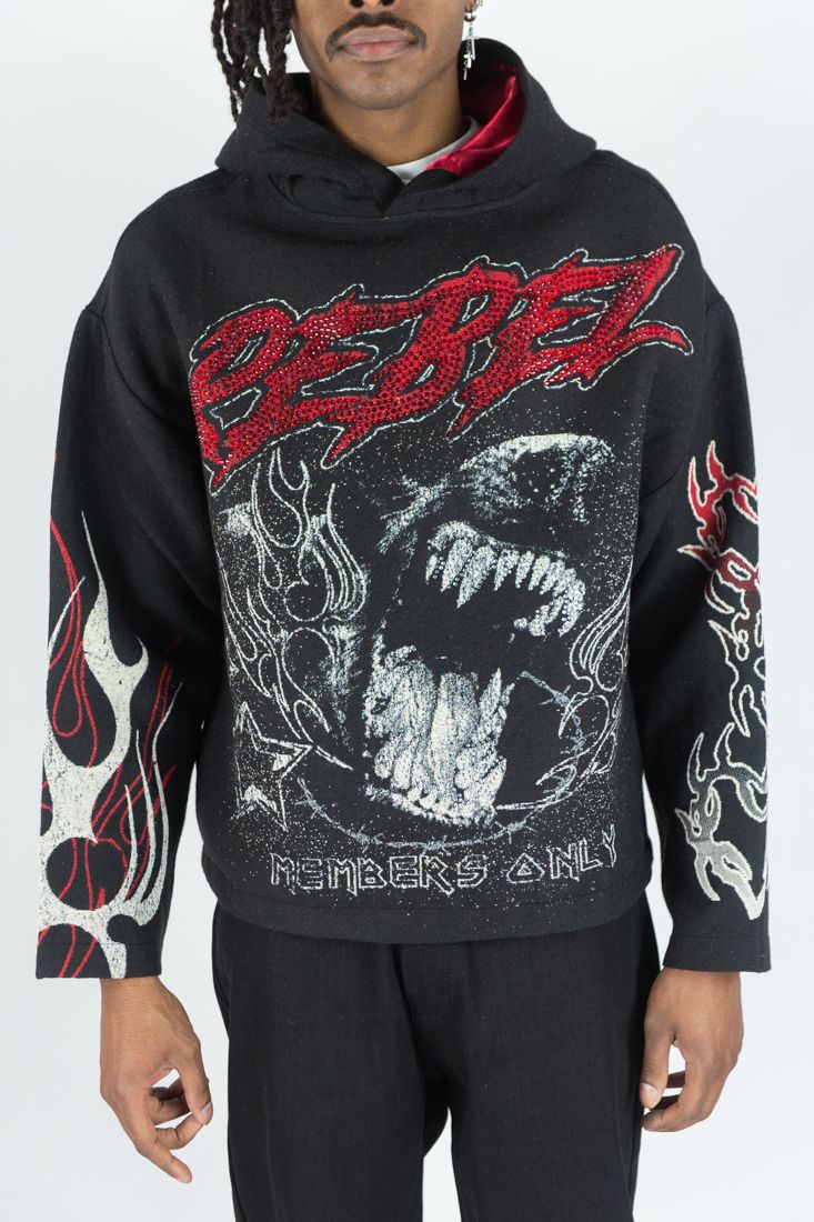 REB-152339-Mad Dog Tapestry Hoodie - Pioneer Apparel